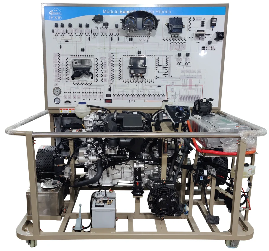 Banco de entrenamiento de sistema híbrido gasolina-eléctrico (foto del fabricante)