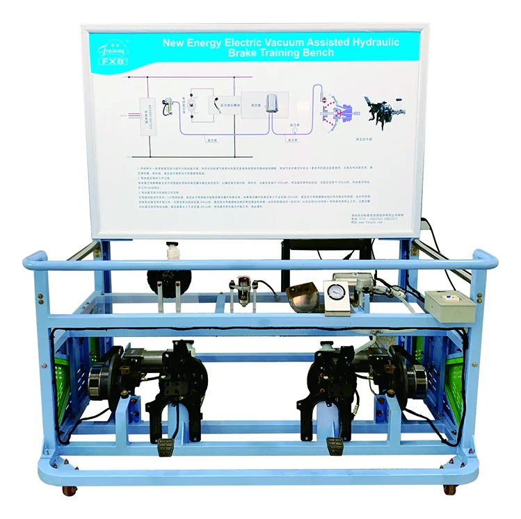 Banco de entrenamiento de freno hidráulico con asistencia de vacío eléctrica de vehículo eléctrico (foto del fabricante)