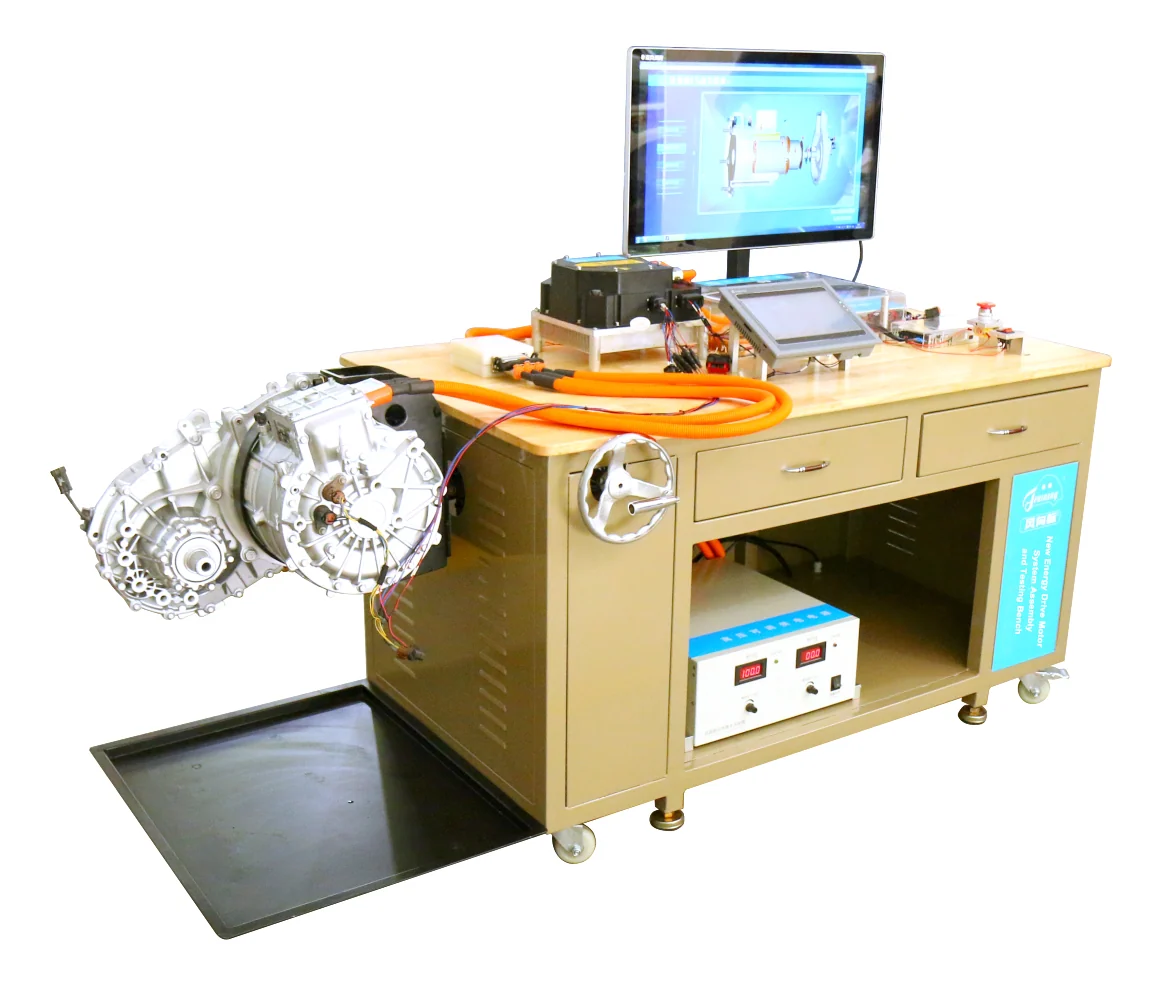 Banco de ensamble y prueba de sistema de motor de tracción eléctrica (foto del fabricante)