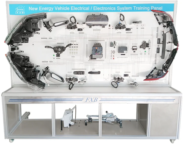 Panel de entrenamiento de sistema eléctrico y electrónico del vehículo (foto del fabricante)