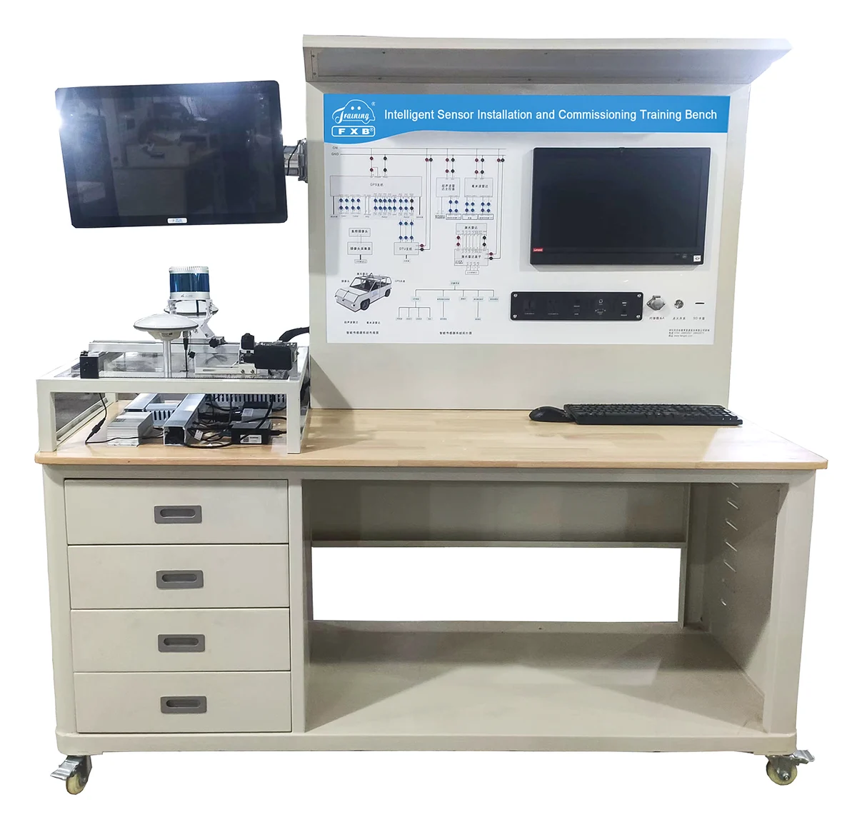 Banco de entrenamiento de inteligente Sensor instalación y puesta a punto (foto del fabricante)